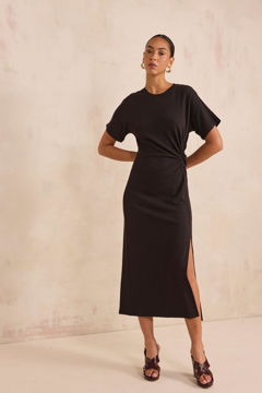 Picture of SLIM FIT DRESS IN MIXED COTTON BRISBANE